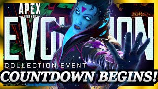 🔴Apex Legends Live: EVOLUTION COLLECTION EVENT LIVE COUNTDOWN! | Rampart Takeover \& Balance Update!