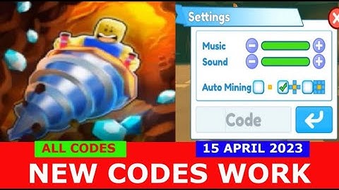 *NEW UPDATE CODES* [UPD] Clicker Mining Simulator ROBLOX | ALL CODES | 15 APRIL 2023