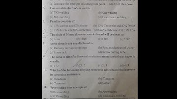 Workshop instructor previous year questions and answers