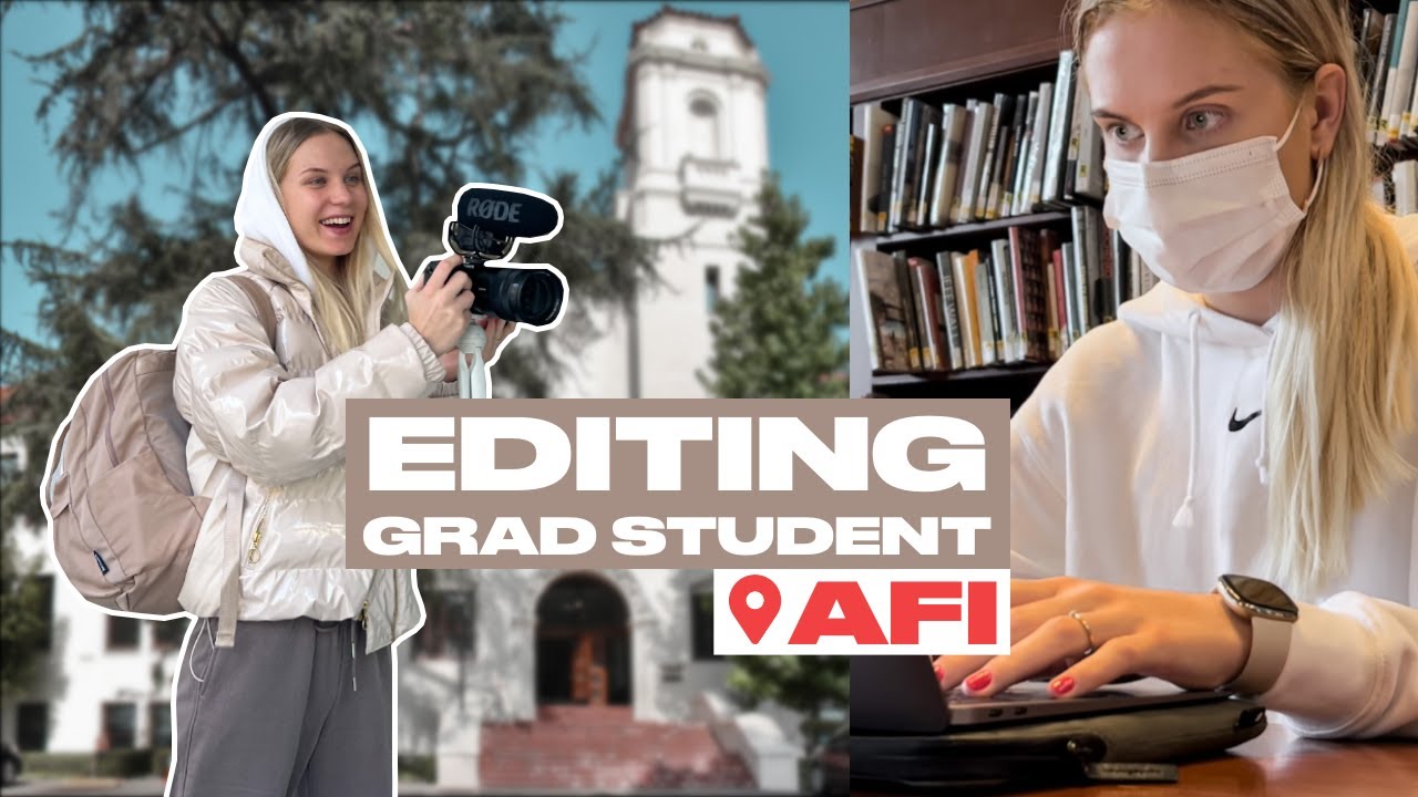 editing grad student day at AFI | life at film school