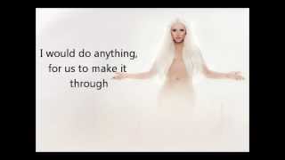 Christina Aguilera - Blank Page w/ lyrics on screen