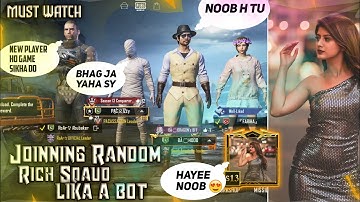 Joining A Random Squad of Very Naughty Crazy Flirting Girls👩🏻‍🦳Like A Tharki bot🤣 | Full Funny |