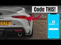 The BEST Toyota Supra A90 MOD? Code in Rear DRL&#39;s with Bimmercode