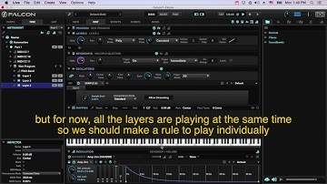 UVI FALCON - how to create multilayered part