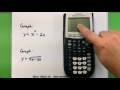 Basic Math - Graphing with a Ti-83 or Ti-84 Calculator