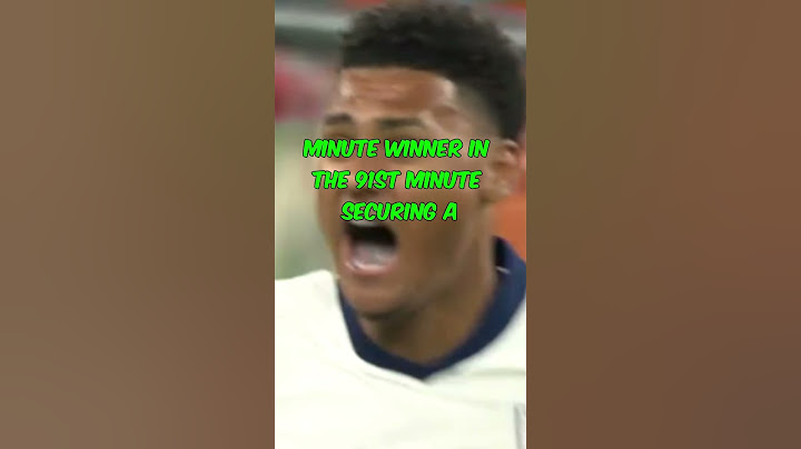 WATKINS Winner - England through To Semi-Final