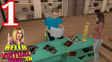 Hello Virtual Mom 3D - Gameplay Walkthrough Part 1 – Levels 1-3 (iOS, Android)