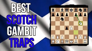 Scotch Gambit Chess Traps! Win in 11 Moves!