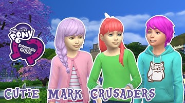 Cutie Mark Crusaders || My Little Pony Create A Sim || The Sims 4 + Full CC List