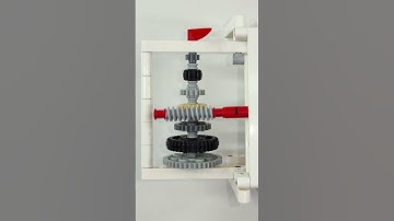 #LEGO® 7-Speed Gearbox by @funbrick
