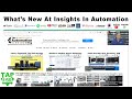 Whats new at insights in automation