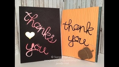 Quick Tip: Using Negative Die Cuts with Stampin Up products by Jenny Hall