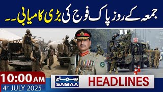 Security forces eliminate 30 Indian-sponsored Khawarij in North Waziristan | 10 AM News Headlines