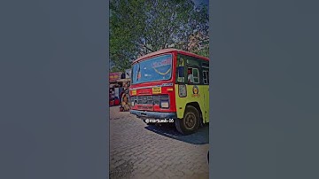 Msrtc old lalpari entry in maliwada bus stand Ahmednagar #lalpari #msrtcbus#bus_shorts#status#Shorts