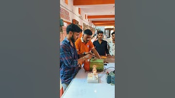 three phase motor terminal identify ITI Practical classes #tranding #viral