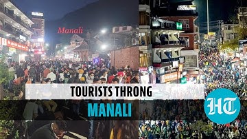 Manali flooded with tourists, social media erupts with 3rd wave warning & memes