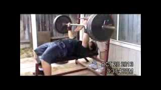DAVID KNIGHT 315x10 RAW BENCH PRESS