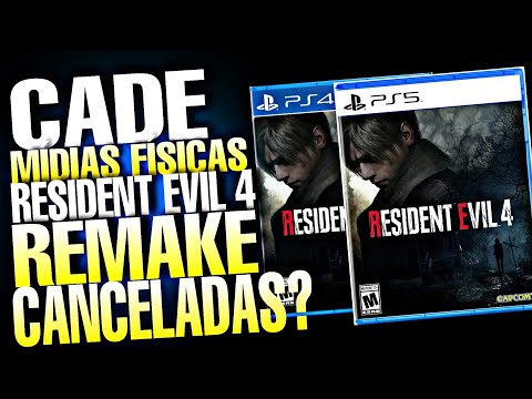 RESIDENT EVIL 4 REMAKE DEMO E DATA CONFIRMADO! MIDIA FISICA DE PS4 E PS5  QUANDO VAI CHEGAR? 