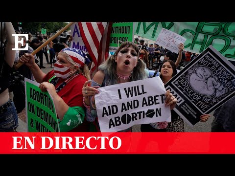 En directo, protestas por la revocación del aborto