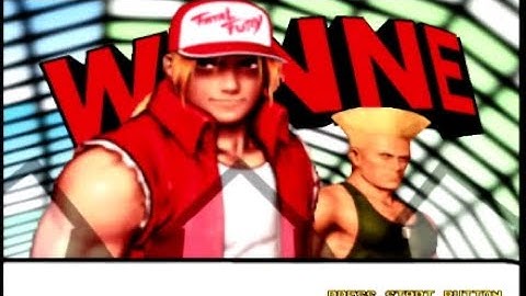 Guile/Terry Bogard Capcom vs SNK DREAMCAST Japan Arcade HD