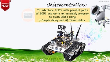 LED Interfacing with 8051 Microcontroller: Flash LED