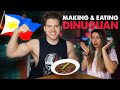 MAKING DINUGUAN & PUTO! WE TRIED PORK BLOOD STEW! FILIPINO FOOD