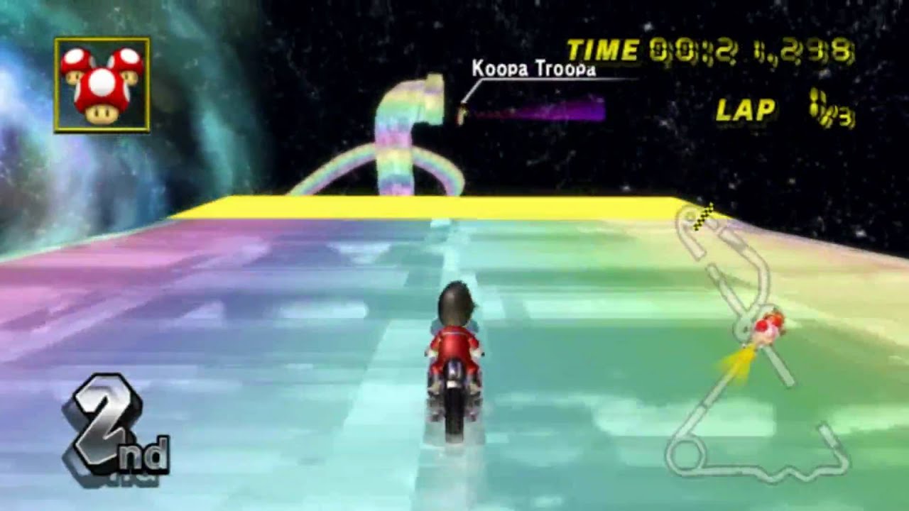 [MKWii Custom Track] GCN Rainbow Road - by MKDasher