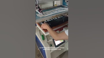Flat bed screen printing machine for plastic Bulge pattern