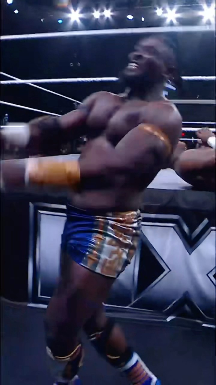 Might want to watch what you say, Moose ? #WWERoadblock