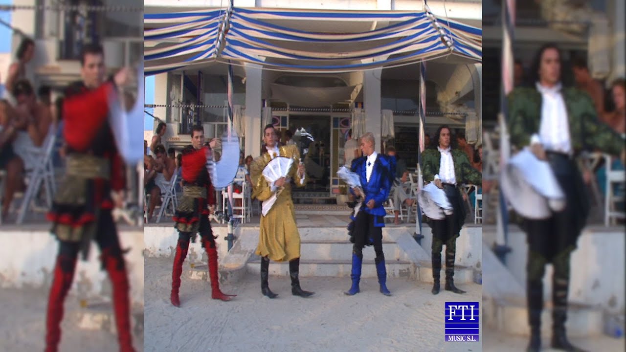 LOCO MIA EN CAFÉ DEL MAR IBIZA imagenes ineditas del iconico VideoClip original.