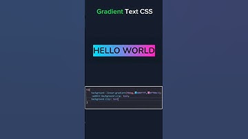Gradient Text css #css #webdesign