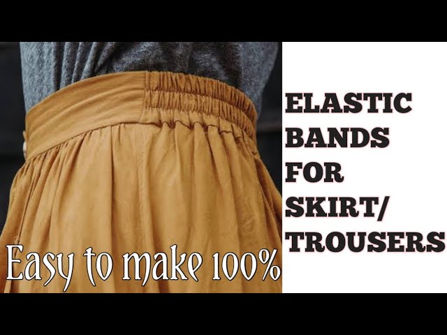 Two ways to sew a half elasticated Waistband. Tutorial for the Bolt  Culottes from Maker With Mandi 