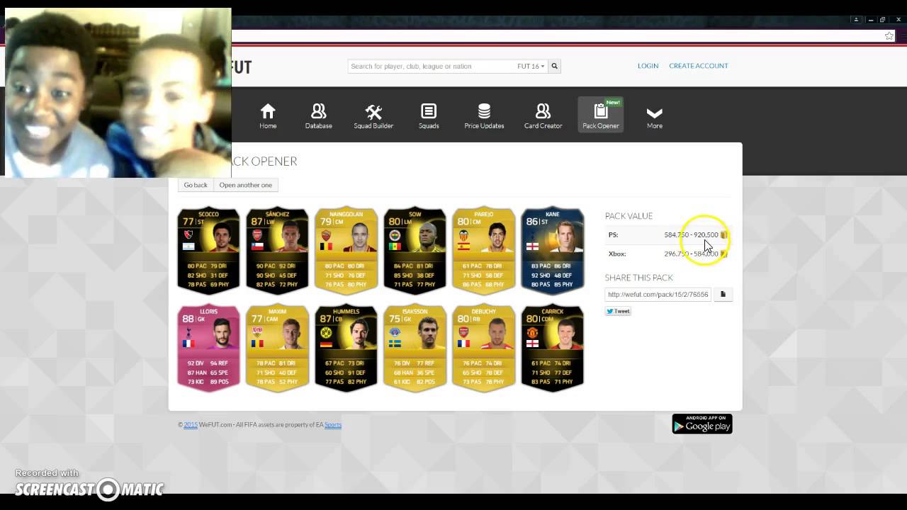 Squad Builder FIFA 22 Ultimate Team WeFUT