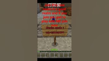 join this Minecraft bedrock realm (no permission) #subscribe #subscribe #discord