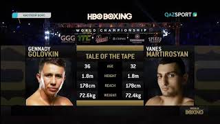 Gennady Golovkin vs Vanes Martirosyan full fight ko