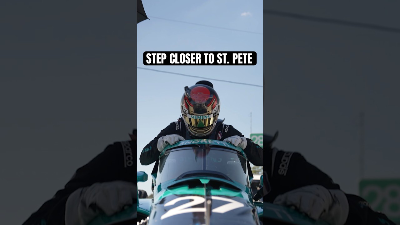 A step closer to St. Pete 🤩 #indycar #motorsport #racing