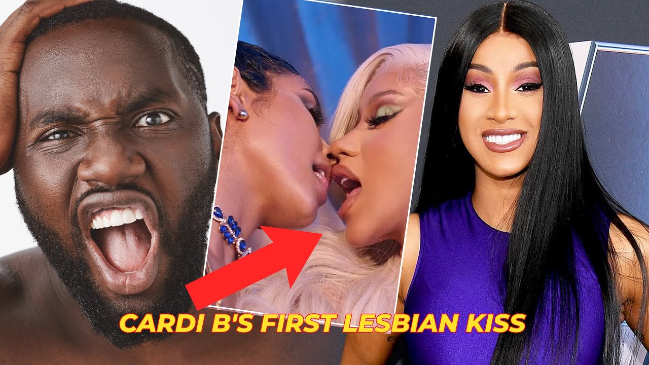 Cardi B's FIRST Lesbian Kiss Caught.....😳 - YouTube