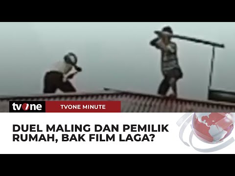 Aksi Penangkapan Maling di Atap Rumah, Bikin Warga Heboh! | tvOne Minute