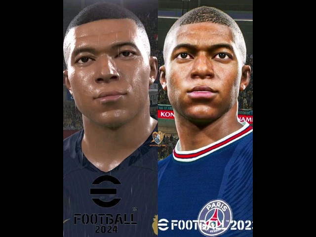 eFootball 2024 vs eFootball 2023 Graphics Comparison class=