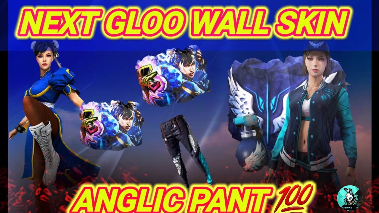 NEXT GLOO WALL SKIN AND EVENTS. FREE FIRE 💯 ANGLIC PANT 👖