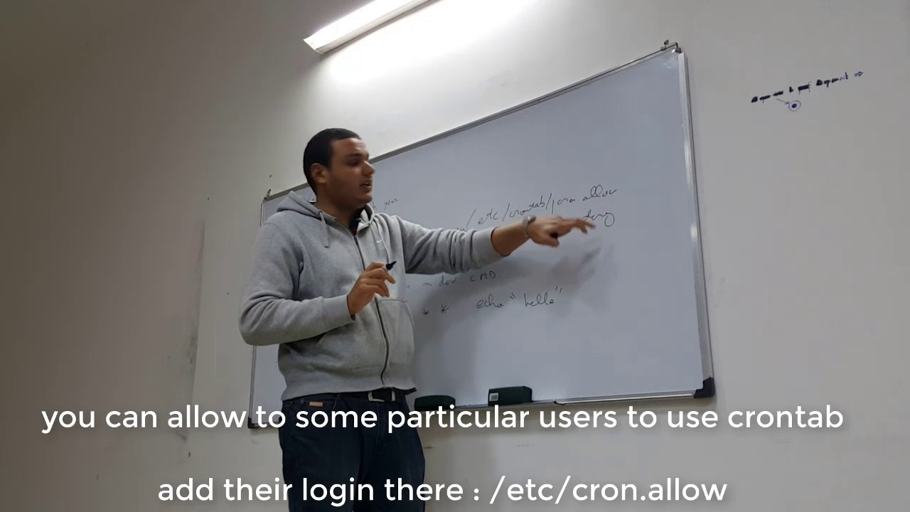 Linux : Scheduling Tasks with Cron darija - YouTube