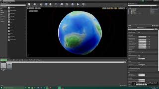 Voxel based planet with planet directional gravity Unreal Engine 4.25.3