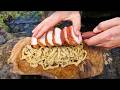 BEST Pasta Cooked In Nature ASMR Cooking Compilation 