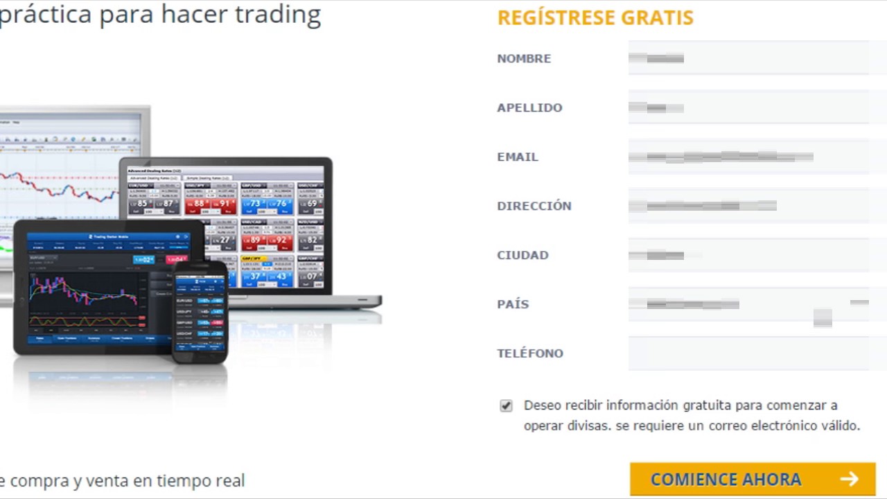 Cómo crear una cuenta DEMO de Forex - YouTube