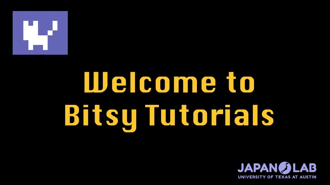 Welcome! | Bitsy Tutorials - YouTube