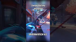 Zarya takes care of my dragons.. #overwatch #hanzo #overwatchclips #gaming #shorts #fyp