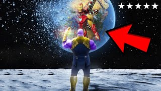 EPIC IRON MAN vs THANOS FIGHT in GTA 5