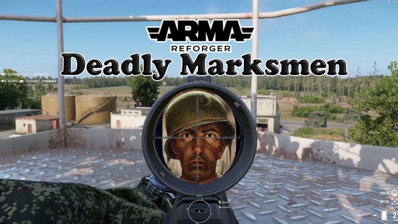 Arma Reforger: Deadly Marksmen - Behind enemy lines!!!!!!!
