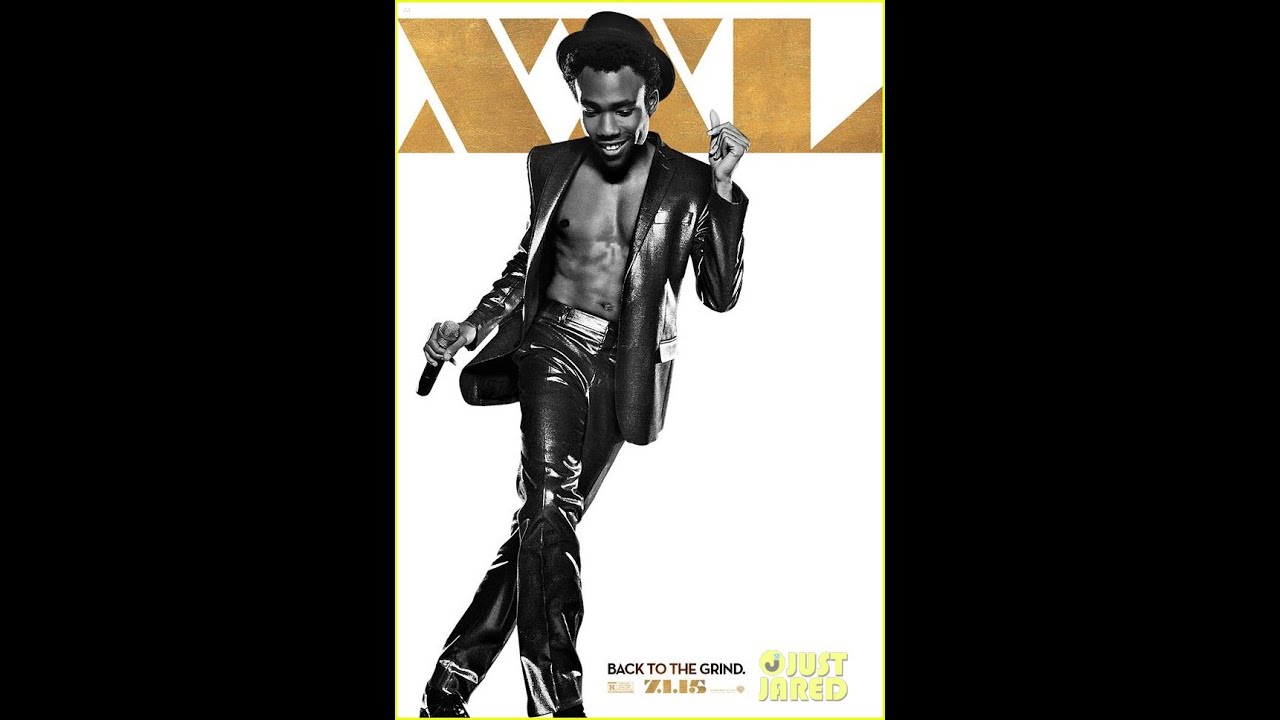 Donald Glover Shows His Sculpted Abs For Magic Mike Xxl Poster