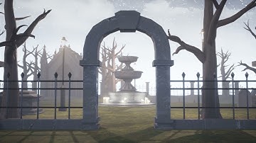 Unreal Engine Graveyard Scene